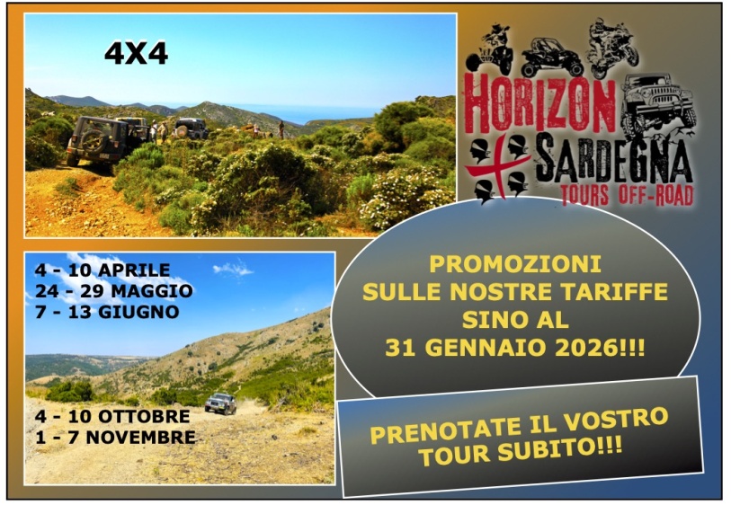 TOUR 4X4 -  SARDEGNA 2026