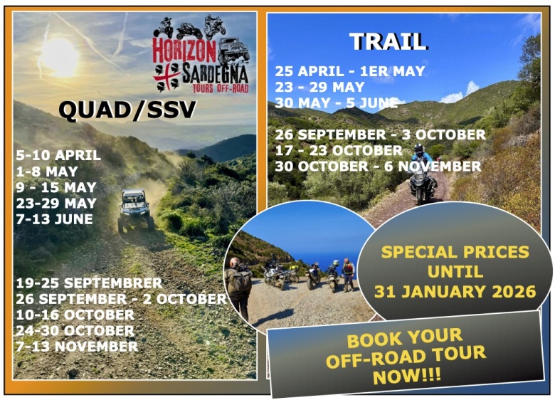 QUAD/SSV - MAXI ENDURO -  SARDINIA 2026